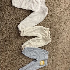 Kids Cozy Bottoms Set - Cream, Tan, and Gray